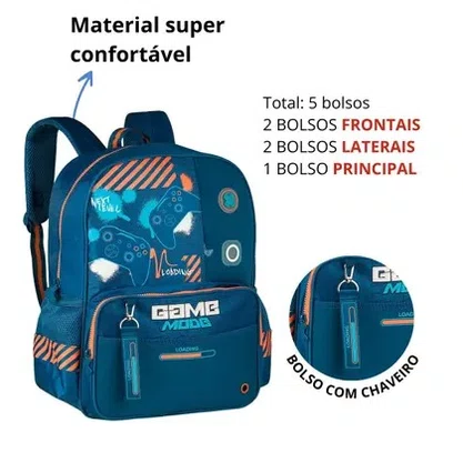 Mochila De Costas Game Mode