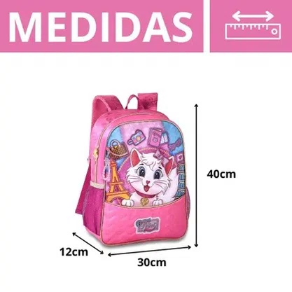 Mochila De Costas Infantil Gatinha Nini