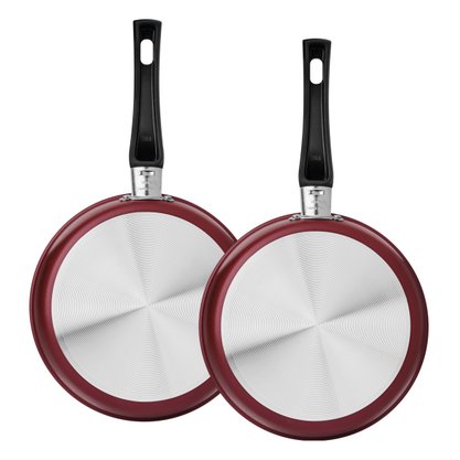 Omeleteira Alumínio 20cm Loreto Vermelho Tramontina