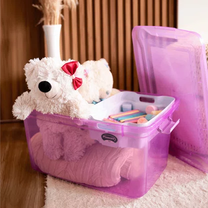 Organizador 50 Litros Transparente 57,5 cm