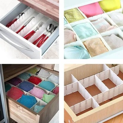 Organizador Gavetas 4 Unidades 30x8cm