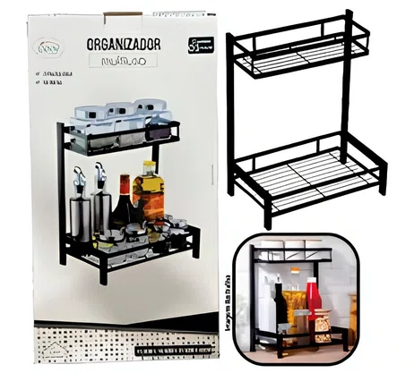 Organizador Multiuso Com Duas Prateleiras