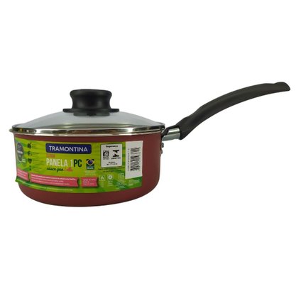 Panela De Aluminio 16cm Turim Vermelho