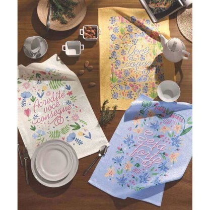 Pano De Copa Felpudo Estampas Sortidas Dohler 45 x 65 cm