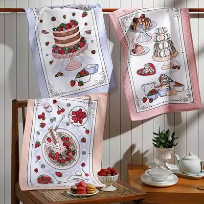 Pano De Copa Felpudo Estampas Sortidas Dohler 45 x 65 cm
