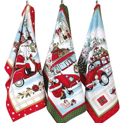 Pano De Prato 45x65cm Natal Dohler
