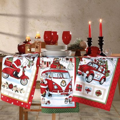 Pano De Prato 45x65cm Natal Dohler