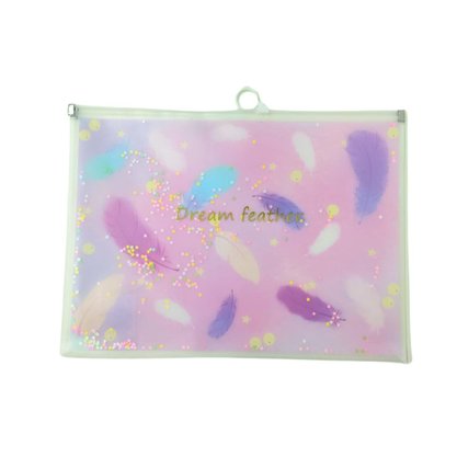 Pasta Documentos Zip Lock Com Estrelas 33x24,5cm Sortida