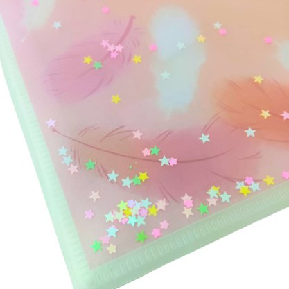 Pasta Documentos Zip Lock Com Estrelas 33x24,5cm Sortida