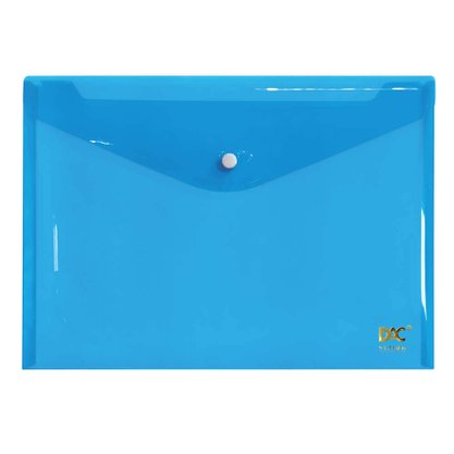 Pasta Envelope Malote A4 Com Botão 33,2cmx23,7cm Azul