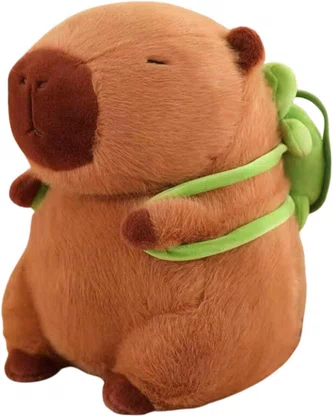 Pelúcia Capivara Mochilinha De Frutas 20 CM