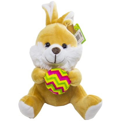 Pelucia Mini Coelho 20cm Com Ovo Cores Sortidas