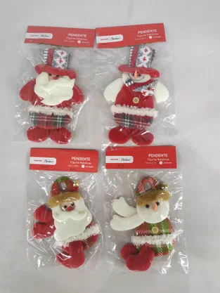 Pendente De Natal Figuras Natalinas Papai Noel 20 CM