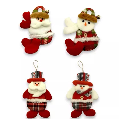 Pendente De Natal Figuras Natalinas Papai Noel 20 CM