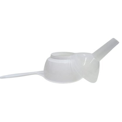 Peneira Coador Com Funil 2x1 Cor Branca Clink