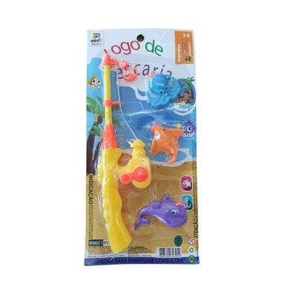 Pescaria De Plástico 4 Peças