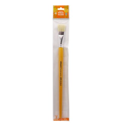 Pincel Escolar Chato Longo Blister 815-20
