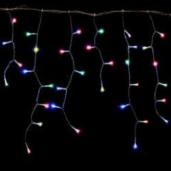 Pisca-Pisca Cascata 200 Led Colorido 8 Funções 220V