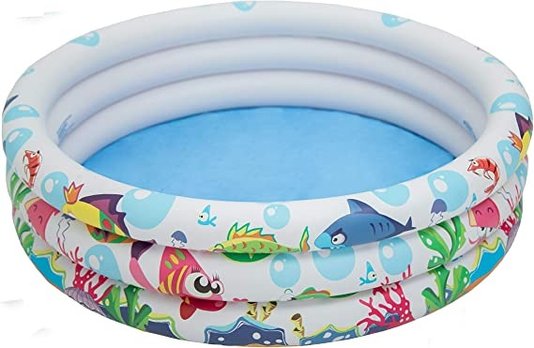 Piscina Inflável Fundo Do Mar 180L Wellmix