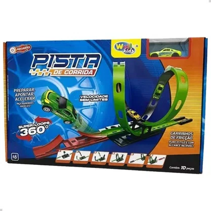 Pista De Corrida Dupla 360º Top Speed
