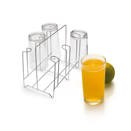 Porta Copos Para Mesa 6 Unidades Cromado