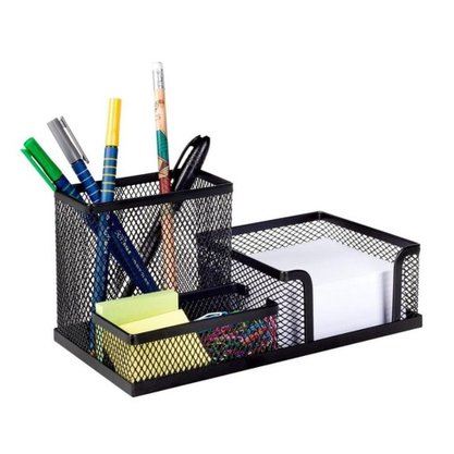 Porta Lápis Organizador De Mesa Metal Aramado Sortido