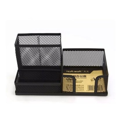 Porta Lápis Organizador De Mesa Metal Aramado Sortido