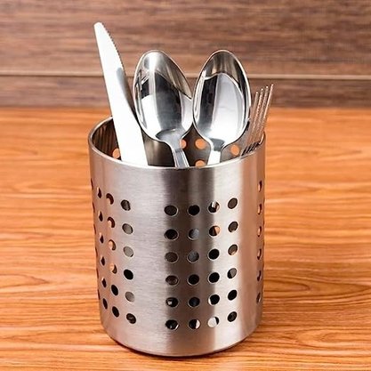 Porta Talheres 9,5x12cm Inox