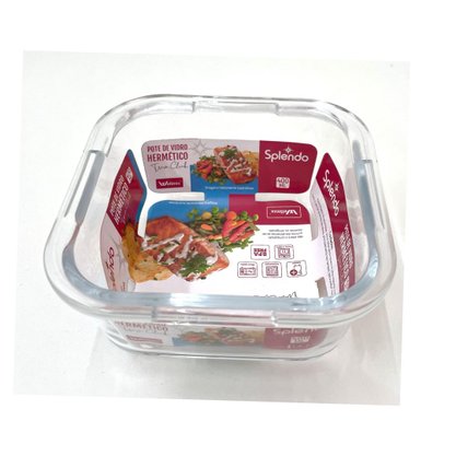 Pote De Vidro Tampa Hermética 400ml Splendo