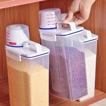 Pote Hermético Com Medidor Plástico 2L Clink