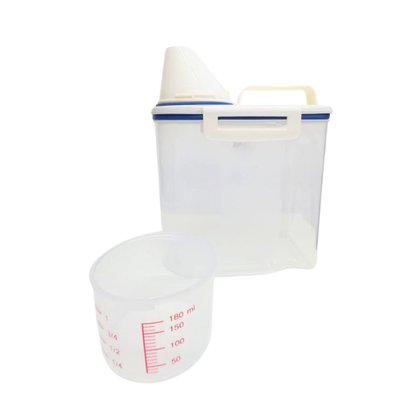 Pote Hermético Com Medidor Plástico PP 1,5 Litros Clink