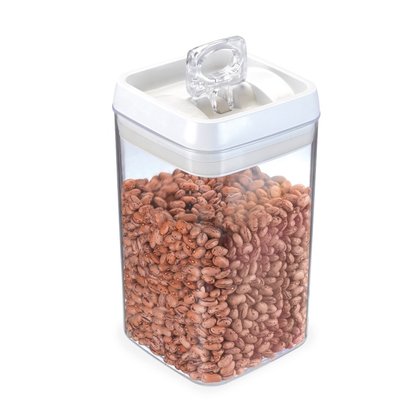 Pote Hermético Crystal Quadrado Grande 2,3L