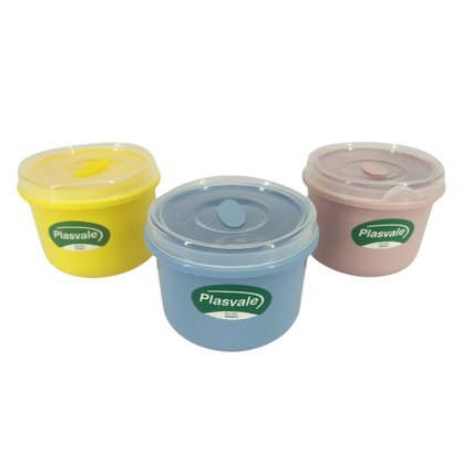 Pote Wave Redondo 0,6L Plasvale Sortido
