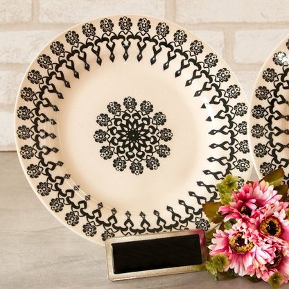Prato Raso 24cm Donna Folk Biona