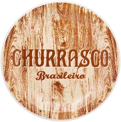 Prato Raso 26cm Churrasco Yellow Oxford