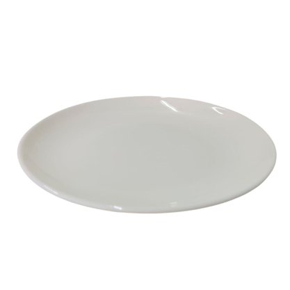 Prato Redondo 25,5cm Melamina Premium Cor Off White Bestfer