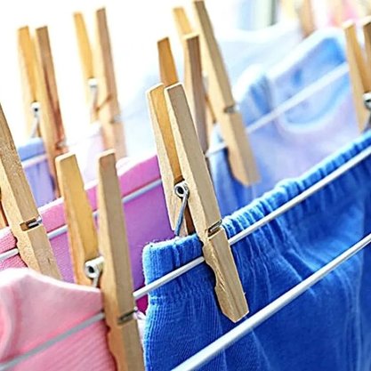 Prendedores de Roupa Madeira 36 Unidades