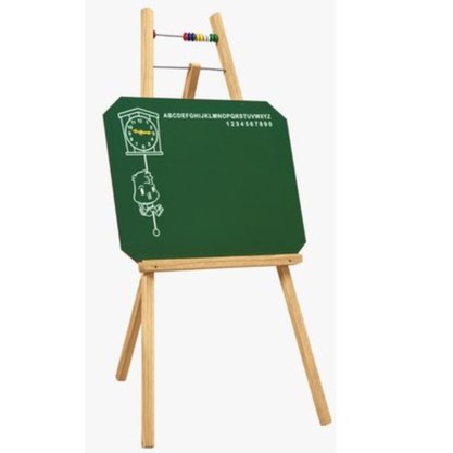 Quadro Verde Infantil Com Cavalete Pinus Souza