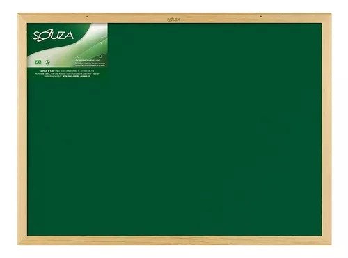 Lousa Quadro Verde Standard Com Moldura 70 X 50cm