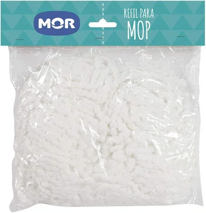 Refil Mop Giratório 16cm Branco Mor