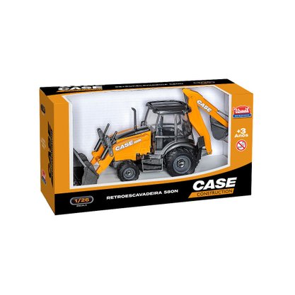Retroescavadeira Case Construction Usual Brinquedos