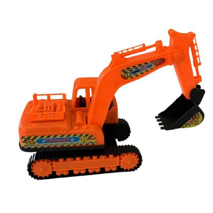 Retroescavadeira De Plástico À Fricção Jr Toys 