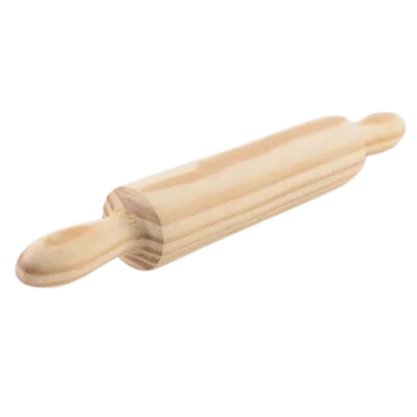 Rolo Para Massa De Madeira 33cm Imporiente