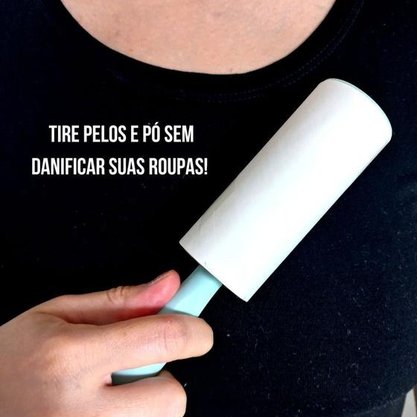 Rolo Tira Pelos Adesivo Para Roupas 20 Folhas