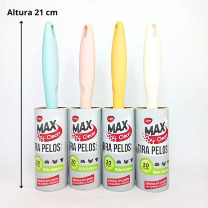 Rolo Tira Pelos Adesivo Para Roupas 20 Folhas