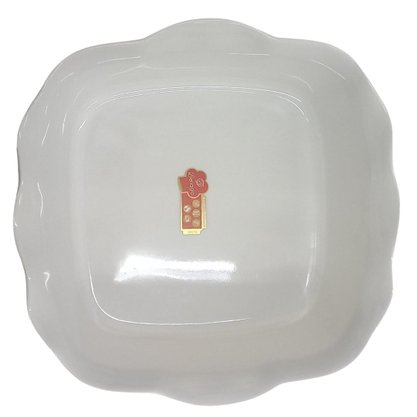 Saladeira Alta De Melamina G 30x30x10cm 4700ml Cor Off White Bellagio