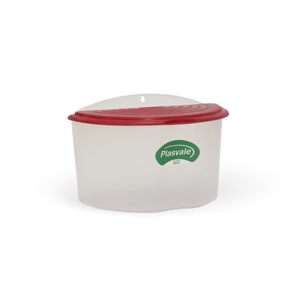 Saleiro 1L Cor Vermelho BPA Free Plasvale