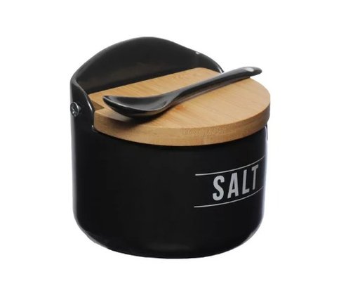 Saleiro Porcelana Manhattan 290ml Preto
