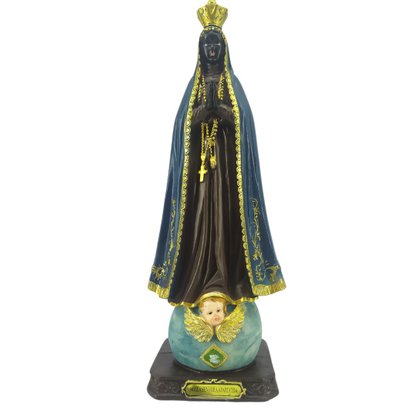 Santo Em Resina Nossa Senhora Aparecida 31cm