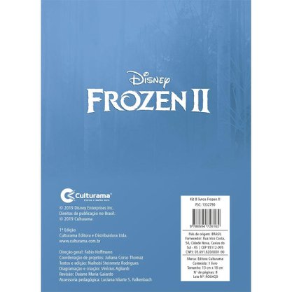 Kit Livro Infantil Solapa Com 8 Livros Frozen 2